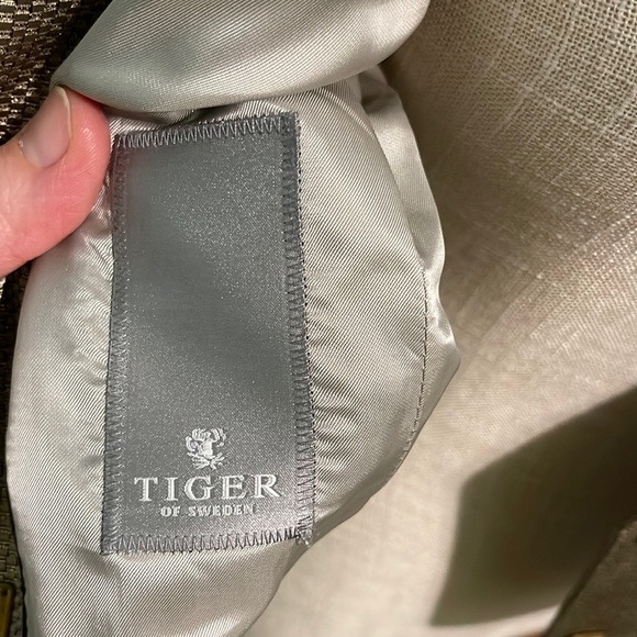 Tiger of Sweden Crop Jacket ‘Cateline’ Shimmery European Size 40 US Large - Picture 6 of 9